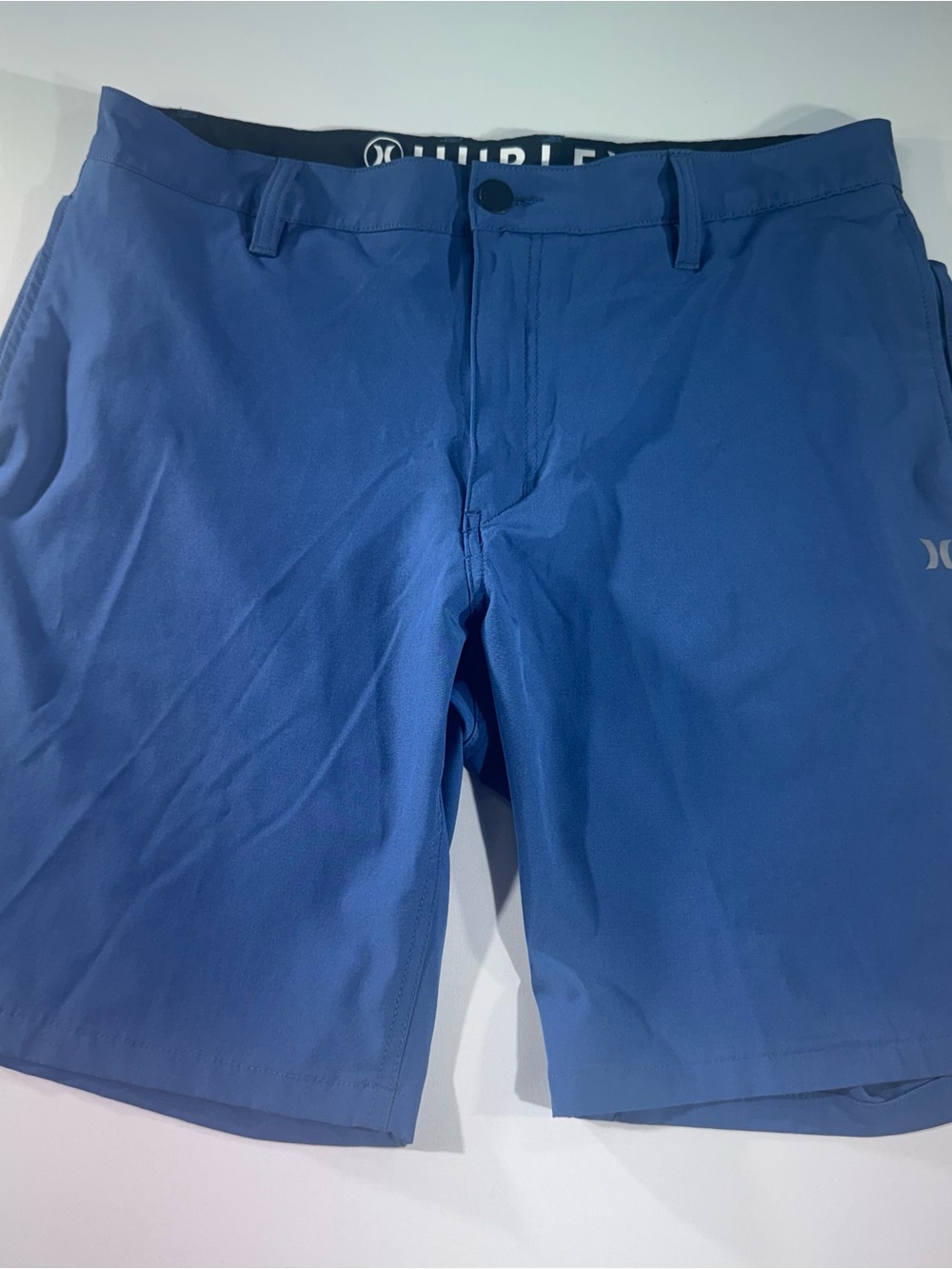 HURLEY  Men's Chino Hybrid Walk-shorts, Slate Blue, Size 36W, NWOT